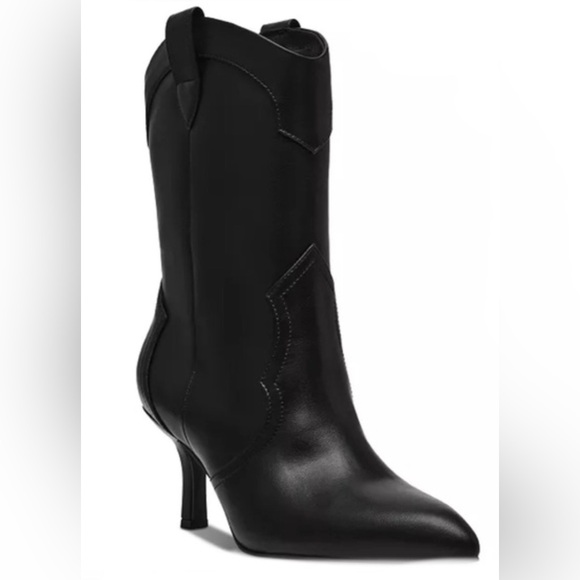 DV by Dolce Vita Shoes - DV by Dolce Vita Penrose Black Western Kitten Heel Boots - Size 5 (NWOB)